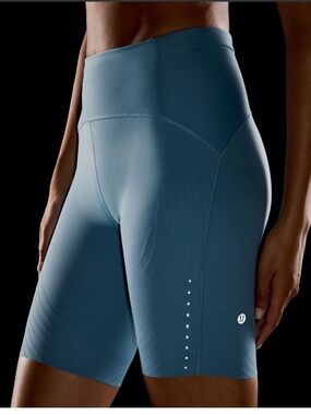 Lululemon SenseKnit Running High-Rise Short 8" Utility Blue